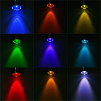 Bombilla LED RGB Subacuática Para Escenario AC 110V 220V DC 12V 15W 10W Luces De Paisaje Exterior Para Jardín Fuente Piscina Decoración - details 6