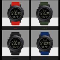Reloj Deportivo Electrónico Para Hombres Y Adolescentes Multifuncional Impermeable Luminoso Militar Exterior LED Digital Reloj De Pulsera Para Niños - details 6