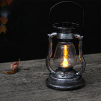 Lámpara De Aceite Retro Con Luz LED Solar Para Jardín Patio Exterior Decoración Colgante Iluminación Para Camping Picnic - details 4