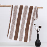 Toalla De Baño De Punto Rayado 35x75 Malla Sintética Absorbente Y Secado Rápido Toalla Suave Para El Hogar - details 8