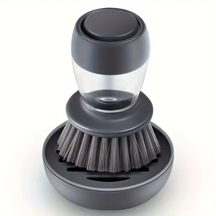 Cepillo De Limpieza Automático Para Cocina Y Lavado De Macetas Cepillo Vertical Para Perezosos Herramienta Doméstica Para Limpieza - 1