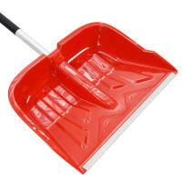 vidaXL Pala quitanieves aluminio rojo 136 cm - details 4