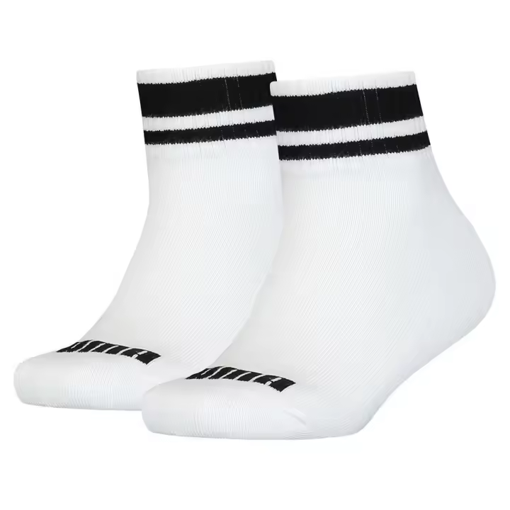 Calcetines Puma Clyde Junior Pack-2Und Blanco Quarter  Socks 100000983-002 - 1