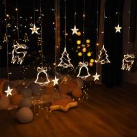 Decoración De Ramadan 2025 Estrella Y Luna De Navidad Cadena De Luces Para El Hogar Y Eventos Musulmanes Eid Mubarak Adorno De Fiesta Islámica - details 1