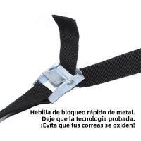 Cinta De Amarre De Coche 5M*25mm Con Mango De Ratcheteo Correa De Carga Para Automóvil Y Envío De Paquetes Con Hebilla De Cam - details 4