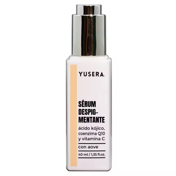Sérum Despigmentante Yusera con Ácido Kójico, Coenzima Q10, Vitamina C y AOVE - Tratamiento para Manchas Oscuras, Unificar Tono de Piel y Aportar Luminosidad - 40ml - 1