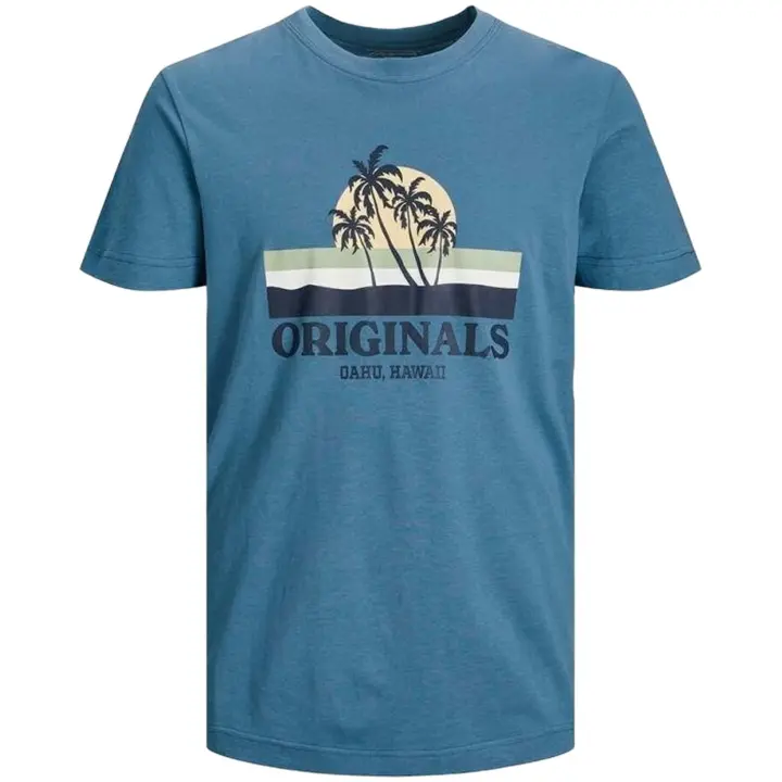 Camiseta de Manga Corta Jack&Jones  para hombre en color azul - 1