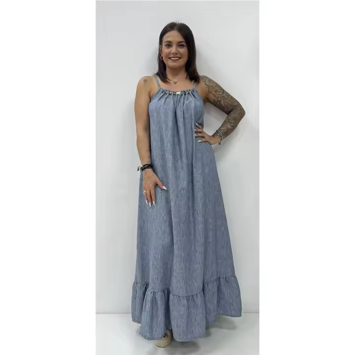 Vestido Camila Azul - 1