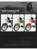 Modelo De Motocicleta Honda JiaLing JH-70 a Escala 1:12 Para Niños Juguete De Aleación De Metal Con Música Y Luz Absorción De Choque Clásica Regalo Ideal Para Coleccionistas - details 1