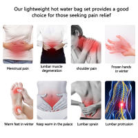 Set De 2 Fundas Para Botella De Agua Caliente De Terciopelo Para Menstruación Y Calentador De Manos Invierno Cubierta De Cintura Con Correa Para Hombres - details 29