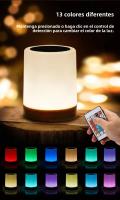 Lámpara Nocturna LED De Color Cambiante 7/13 RGB Con Control Táctil Y Dimmer Recargable Por USB Decoración De Escritorio Regalo Para Cama - details 3