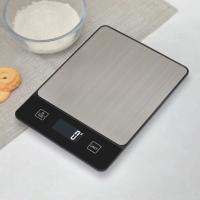 Báscula digital de bolsillo, fácil de transportar Báscula digital electrónica recargable de 10kg/1g, báscula eléctrica de cocina de acero inoxidable for hornear, precisión de gramos - details 0