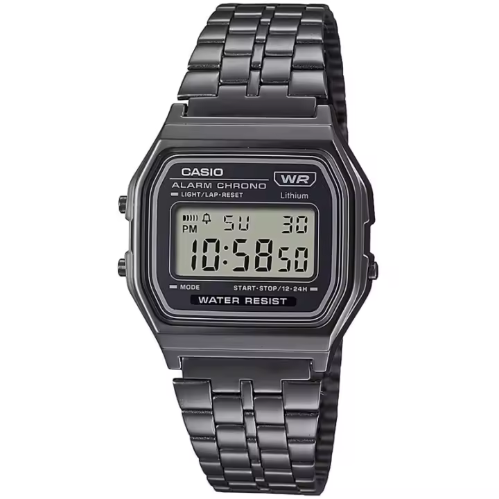 Reloj Casio Digital Vintage Negro A158wetb-1aef - 1