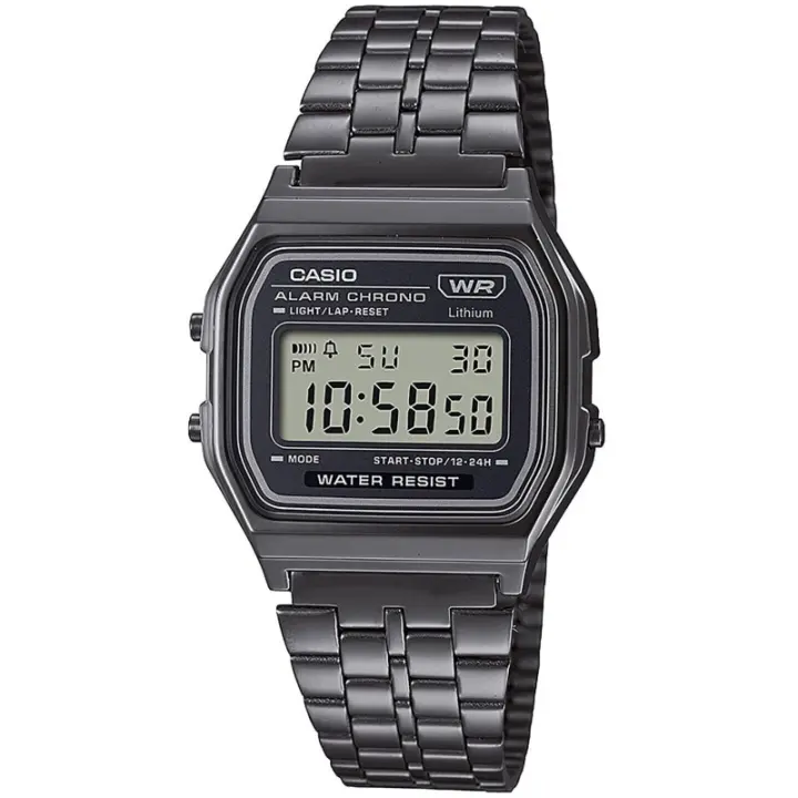 Reloj Casio Digital Vintage Negro A158wetb-1aef - 1