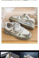 Zapatos De Hombre Casual Zapatillas Deportivas Verano Plataforma Moda Lujo Skate Tenis Cuero Zapatos De Correr Al Aire Libre Talla Verdadera - details 14
