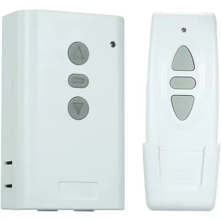 Interruptor de control remoto inalámbrico, receptor de CA 220 V 433 MHz, controlador de tipo de aprizaje, transmisor de RF bidireccional de 3 Teclas, control remoto Para juego de controlador de Cortina - 1