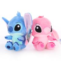 Muñeco De Peluche Disney Lilo&Stitch Relleno De Algodón PP Regalo De Cumpleaños Para Niños Peluche Azul De Anime Cartoon Angel - details 9