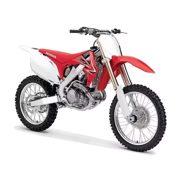 New Ray Motocicleta 1:18 Honda Cross Plateado - 1