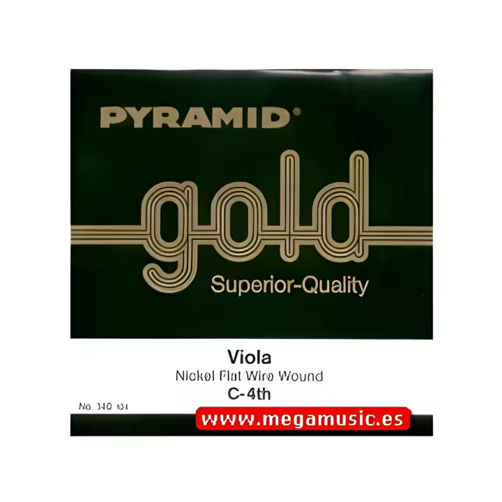 CUERDA VIOLA-Pyramid (Gold 140104) (Niquel Entorchado) 4ª Medium Viola 4/4 - 1