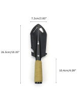 Shovel Multifuncional Para Camping Y Senderismo Herramienta De Sobrevivencia Con Regla Destornillador Y Llave De Hexágono Tamaño M - details 5