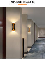 Lámpara De Pared LED Impermeable 10W Para Exterior E Interior Decoración De Jardín Y Porche Estilo Minimalista AC85-265V - details 4