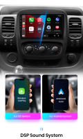 Junsun Radio Coche para Renault Trafic 3 2014 2015 2016 2017 2018 2019 2020 2021 para Opel Vivaro B 2014 2015 2016 2017 2018 Inalámbrico CarPlay Android Auto AI Voice 2 din Pantalla Coche Android Auto Multimedia Navegación GPS Auto radio - details 8