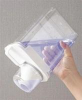 Contenedor De Detergente De 2300ML Con Tapa Airtight Y Transparente Para Almacenamiento De Polvo De Detergente Y Bleaches Reutilizable Organizador De Cocina - details 6
