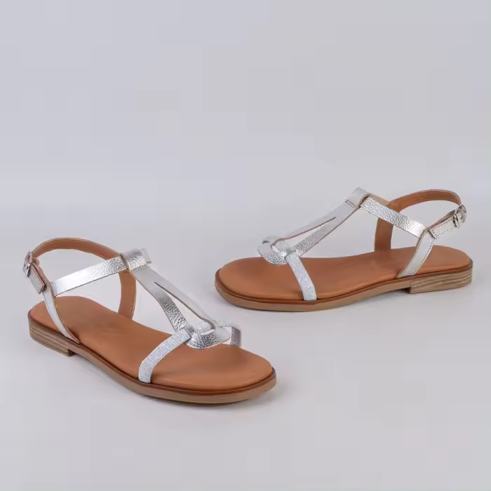 SANDALIA MUJER PLATA 54629 - 1