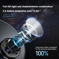Proyector De Estrellas Planetario Para El Hogar Luz Nocturna Galaxia Ajustable De 360° Con Altavoz Bluetooth Para Dormitorio Regalo De Cumpleaños Para Niños - details 10