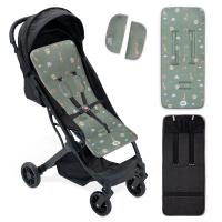 INTERBABY COLCHONETA SILLA DE PASEO UNIVERSAL CON TRASERA 3D SAFARI VERDE 0C073 - details 0
