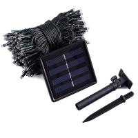 Luces De Cadena Solar Para Exterior LED Luces Navideñas Al Aire Libre Impermeables Para Jardín Y Valla Instalación Auto-Contenida Fuente De Energía Solar Protección IP65 - details 1