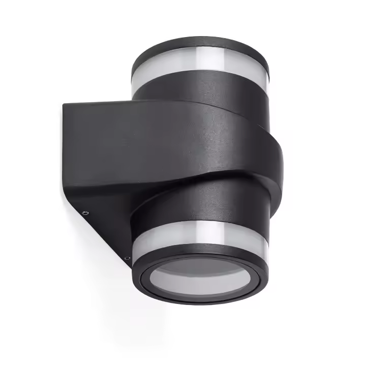 Ledkia Aplique de Pared Exterior LED 10W Aluminio Superficie Neky Duo Negro - 1