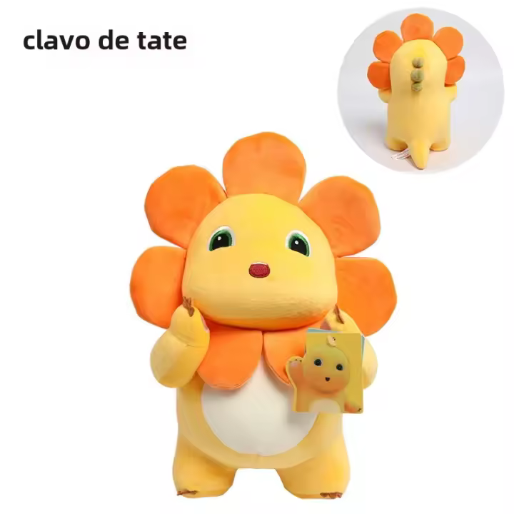 Muñeco De Peluche Auténtico Emoji Serie Nai Long Con Máscara Facial Regalo De Almohada De Abrazo De Girasol Juguete De Peluche Para Adolescentes Y Adultos - 1