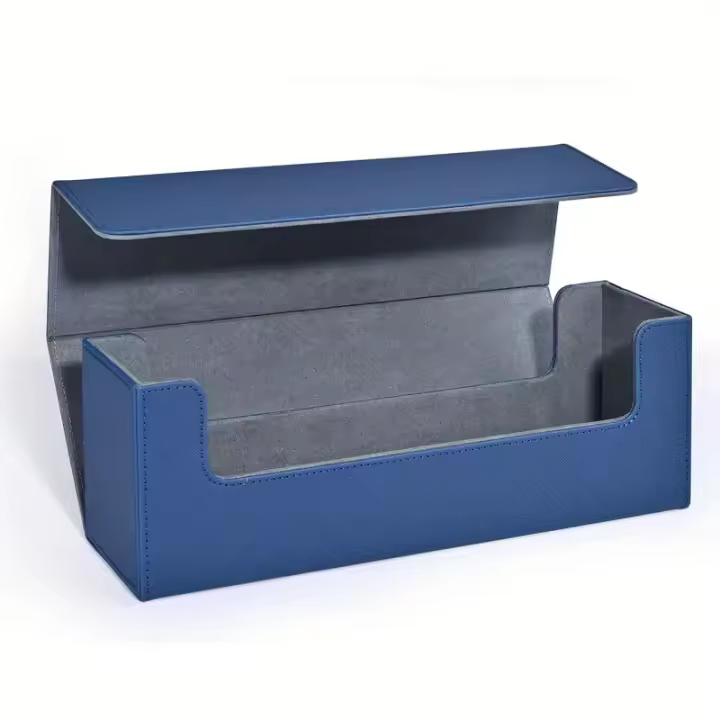 Caja De Almacenamiento Para Tarjetas De Juego TCG De PU Cuero Capacidad Para Más De 600 Tarjetas Dobladas Adecuada Para Cartas De Juegos Como Magic Y Cartas Deportivas - 1