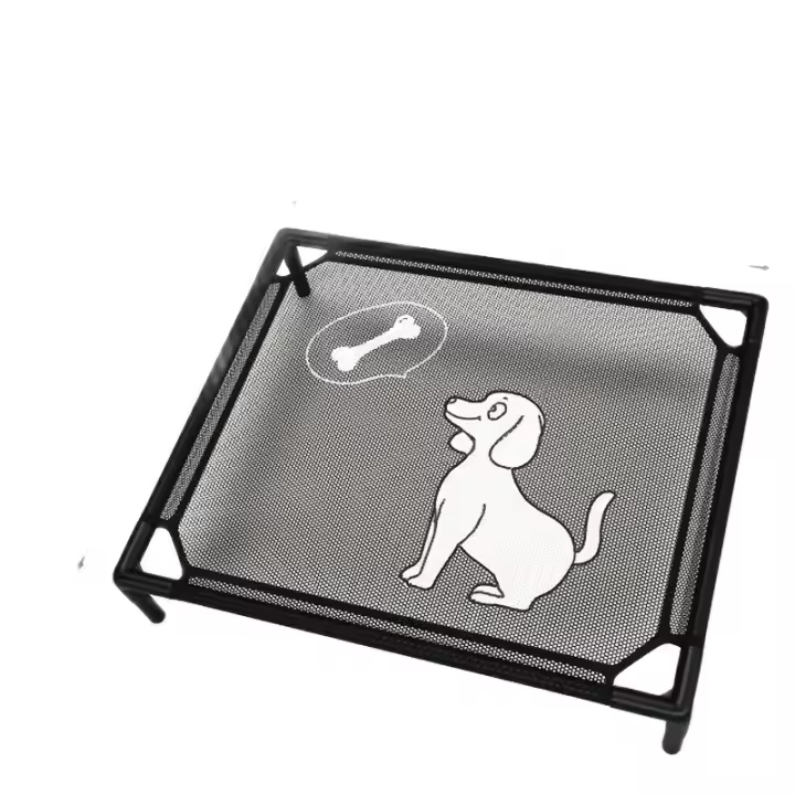KEMORELA Cama Elevada De Malla Transpirable Para Perros Medianos Resistente a Mordeduras Al Aire Libre Con Soporte De Enfriamiento Para Mascotas - 1
