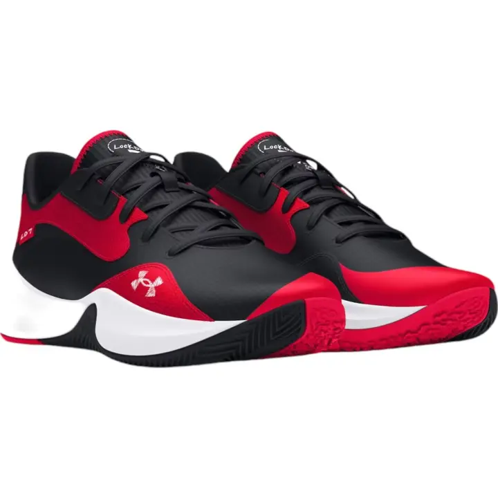 Zapatillas Under Armour Lockdown 7 Low Rojo 3027646-600 Baloncesto Hombre - 1