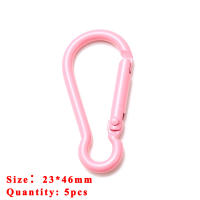iYOE Llavero De Langosta Rosa Con Correa De Cuerda Y Anillo De Salto Para Conectores De Llaveros De Joyería Hechos De Metal - details 4