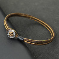 Pulsera De Hilo Tejido Grade a Para Hombres 3mm Pulsera Casual De Deporte Al Aire Libre Regalo Perfecto Para Él Accesorios Hombre Joias - details 6