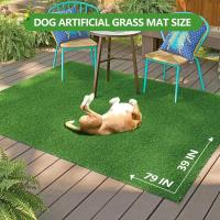 Pataca De Grama Artificial Para Perros Grande Tapete De Inodoros Portátil Para Entrenamiento De Mascotas Material Fibra Lavable Al Agua Ideal Para Exteriores - details 41