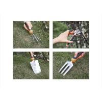 Herramientas de jardinería de Maple inoxidable: Shovel, Rake, horquilla, desarraigador, Tijeras y Sierra, juego de 7 piezas - details 2