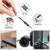 Juego De 115 Piezas De Destornilladores Magnéticos De Precisión Multiusos Herramientas Para Reparación De Computadoras Y Teléfonos Caja De Herramientas De Mano Con Mango Tipo De Cabeza De Tornillo: TORX HEX Square Socket Pozidriv Y-Type 5-Point Spanner - details 6
