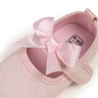 Zapatos De Algodón Para Bebé Niña Con Lazo Comodidad Suave Para Caminar Primeros Pasos Mary Jane Planas De Primavera Otoño Invierno Todas Las Estaciones Cuna Zapatos Nuevos Recién Nacidos - details 11