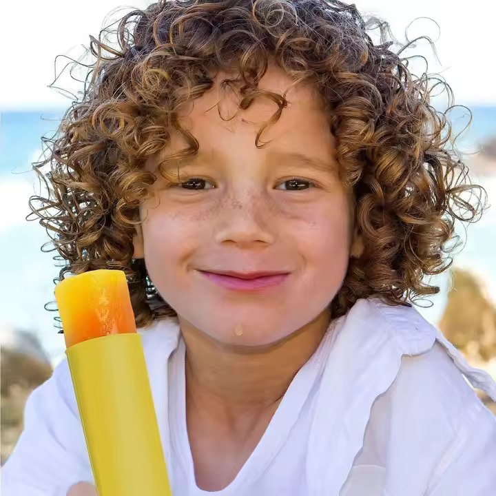 Molde de silicona para paletas heladas, moldes para paletas heladas con tapas, apto para uso alimentario, sin BPA, flexible, duradero, reutilizable y fácil de limpiar - 1