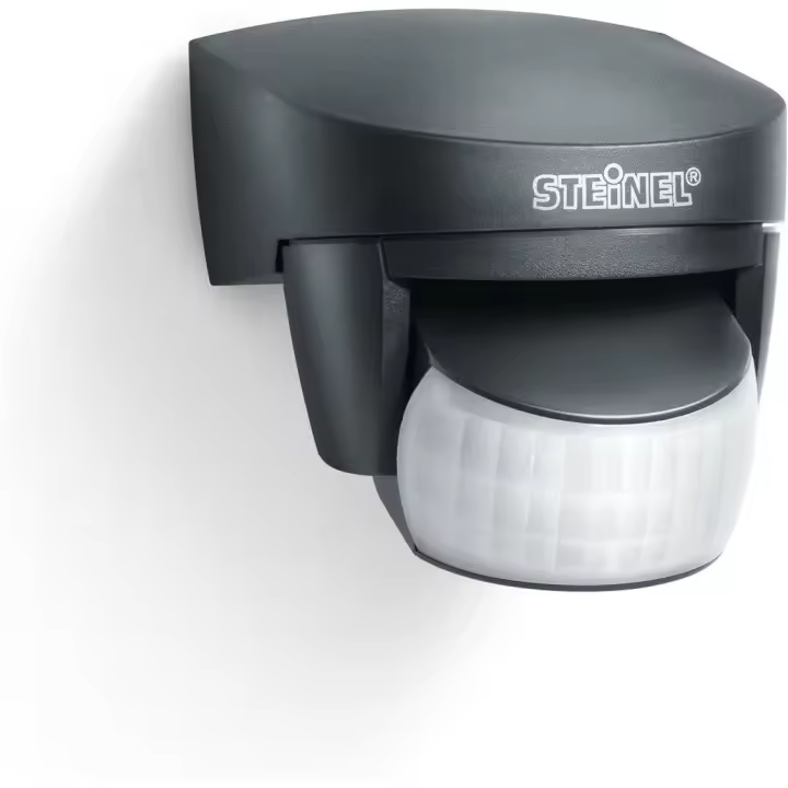 Steinel IS 140-2 Infrarrojo Negro – Detector de Movimiento con Rango de Detección 140 ° , alcance de 14 m, para uso interior y exterior,608811 - 1