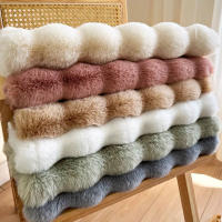 Cojín De Silla De Peluche De Conejo Para Oficina Y Estudio Cojín Para Silla De Computadora Y Comedor Grueso Y Confortable - details 2