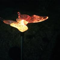 Lámpara De Jardín Solar LED Impermeable Con Diseño De Mariposa Y Libélula Para Paisaje Exterior Instalación Sencilla Sin Bombillas Incluidas - details 12
