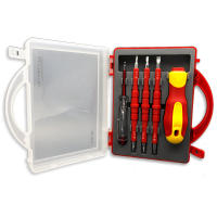 Destornillador Aislado 5-en-1 Multiusos Doble Uso Como Lápiz Eléctrico Y Destornillador Magnético Set De Herramientas Para Electricistas - details 4