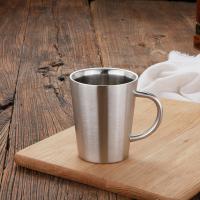 Taza De Café De Acero Inoxidable Con Doble Capa Y Tapa Tumbler Portátil Para Viaje Copa De Leche Y Té Para La Oficina - details 11