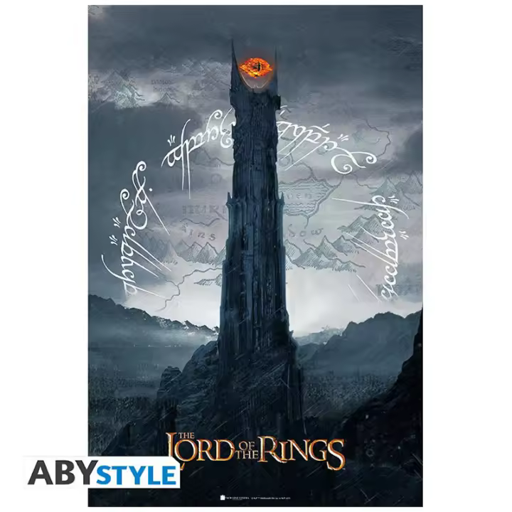 Poster El Señor de los Anillos, Torre de Sauron, 91,5 x 61 cm, 170 g/m2 - 1