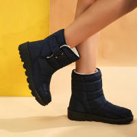 Botas De Nieve Impermeables Para Mujer 2023 Con Plush Grueso Antideslizantes Y Cálido Zapatos De Invierno Con Plush Interior Botas De Plataforma Tallas 35-44 - details 10